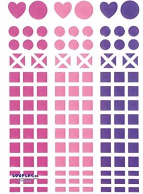 Mosaik Sticker pink lila (138)